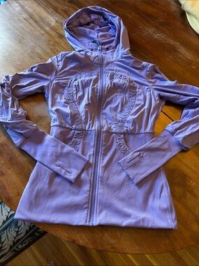 lululemon athletica Lilac Hooded Zip-Up Jacket
